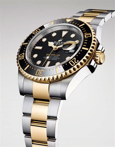 rolex sea dweller black and gold|Rolex Sea-Dweller deep price.